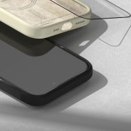 Prémiové tvrzené sklo Ringke TG iPhone 15 Pro Max černé