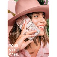 Pouzdro i-Blason Cosmo Mag iPhone 15 - Marble Pink