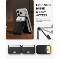 Spigen S314-4 Slim Fold MagFit peněženka se stojánkem pro MagSafe, černá