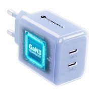 Forcell F-Energy GaN III Crystal Color 60W nabíječka 2× USB-C s kabelem
