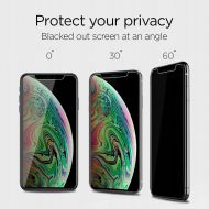 Privátní ochranné sklo Spigen GLAS.tR Align Master Privacy na iPhone 11/XR