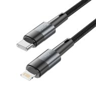 Kabel Tech-Protect UltraBoost YJ-0011 USB-C / Lightning PD20W/3A 1m černý/šedý