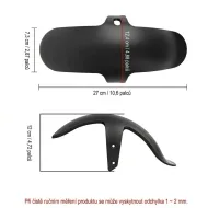 Ridefixing Přední blatník Xiaomi Electric Scooter Elite / Elite GL