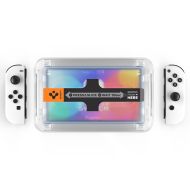 Tvrzené sklo Spigen GLAStR EZ Fit 2-Pack Nintendo Switch OLED čiré