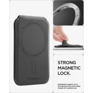 Spigen S314-4 Slim Fold MagFit peněženka se stojánkem pro MagSafe, černá