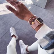 Tech-Protect Mellow Apple Watch Series 9/8/7 (41mm) pískově růžový