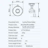 Blavec Velo BV-03 Quick Lock MagSafe držák telefonu na kolo a motorku