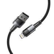 Kabel Tech-Protect UltraBoost YJ-0008 USB-A / Lightning 12W/2,4A 1m černý/šedý