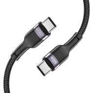 TECH-PROTECT ULTRABOOST Kabel USB TYPE-C / USB-C PD60W/3A 200cm černý