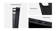 Benks MagClap ArmorPro MagSafe Kevlar 600D iPhone 15 Plus černý