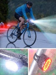 New Image RF-L10 Přední a zadní nabíjecí LED světlo na kolo