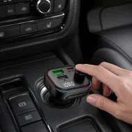 Tech-Protect CC07 54W autonabíječka s FM Bluetooth transmitérem