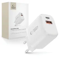 Tech-Protect NCA65W-GAN PD 65W QC3.0 2-portová nabíječka USB-C USB-A