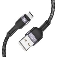 TECH-PROTECT ULTRABOOST Kabel USB-A / micro USB 2,4A 25cm černý
