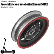 Přední kolo / ráfek Xiaomi Electric Scooter 5 Max / 5 Max GL