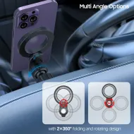 Blavec BH-03 magnetický držák telefonu do ventilace s MagSafe, černý