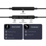 Tech-Protect Ultraboost Core G3 drátová USB-C sluchátka s mikrofonem