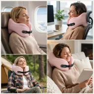 Tech-Protect ComfortRest cestovní polštář za krk z paměťové pěny