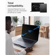 Spigen SlimFold LD201-S8 stojánek na notebook a tablet do 16" Space Grey