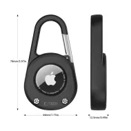 Tech-Protect SlideLock Carabiner Keychain Apple AirTag 1 / 2 černý