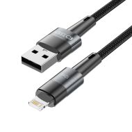 Kabel Tech-Protect UltraBoost YJ-0007 USB-A na Lightning 12W/2,4A 25cm černý/šedý