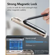 ESR Classic RFID Magnetic Wallet Stand – MagSafe peněženka se stojánkem na 5 karet