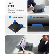 Spigen SlimFold LD201-S8 stojánek na notebook a tablet do 16" Space Grey