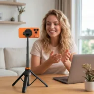 Tech-Protect L03S MagSafe Bluetooth selfie tyč se stativem, černá