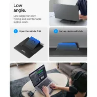 Spigen SlimFold LD201-S8 stojánek na notebook a tablet do 16" Space Grey