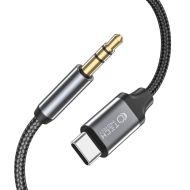 TECH-PROTECT ULTRABOOST Kabel USB-C / AUX mini Jack 3,5mm 100cm černý