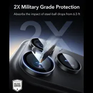 ESR Armorite Camera Lens Protector 2-Pack iPhone 18 Pro / 18 Pro Max, černá