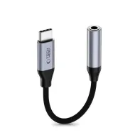Tech-Protect Ultraboost USB-C na 3,5mm jack adaptér s DAC CX31993 – Iron Grey