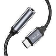 TECH-PROTECT ULTRABOOST AC-005 Kabel USB-C / mini Jack 3,5mm 12cm černý