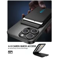 Tech-Protect MagWallet Stand MagSafe – držák na 4–5 karet se stojánkem a RFID