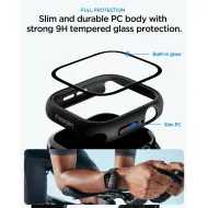 Spigen Thin Fit 360 pouzdro s 9H sklem pro Apple Watch Series 11 / 10 46mm