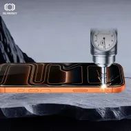 Tvrzené sklo Tel Protect HD Titan Dust-Free Easy Fit iPhone 15 Pro, černé