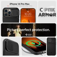 Pouzdro Spigen Optik Armor MagFit iPhone 14 Pro černé