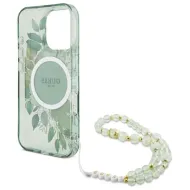 GUESS Flowers Pearl Strap MagSafe iPhone 16 Pro