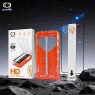 Tvrzené sklo Tel Protect HD Titan Dust-Free Easy Fit iPhone 16 Pro/17, černé