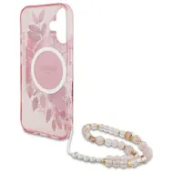 GUESS Flowers Pearl Strap MagSafe iPhone 16