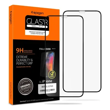 Ochranné sklo Spigen GLAS.tR SLIM HD Full Cover na displej iPhone 11 Pro/XS/X (2 Pack)