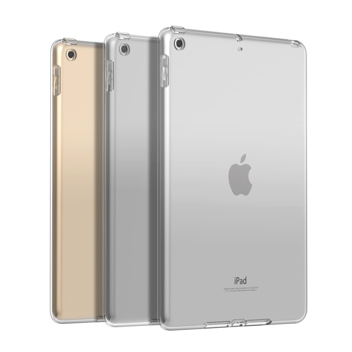 Silikonový průhledný čirý obal / kryt na Apple iPad 9.7 (2018/2017) Silikonový průhledný čirý obal / kryt na Apple iPad 9.7 (2018/2017)
