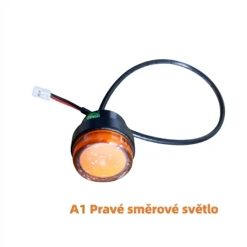Pravé směrové světlo / pravý blinkr TYP A KuKirin A1 (originální díl)