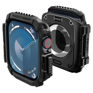 Spigen Rugged Armor Apple Watch Series 11/10 (42mm) Matte Black