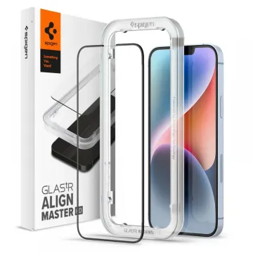 Spigen GLAStR Align Master Full Cover iPhone 17e / 16e / 14 / 13 Pro / 13