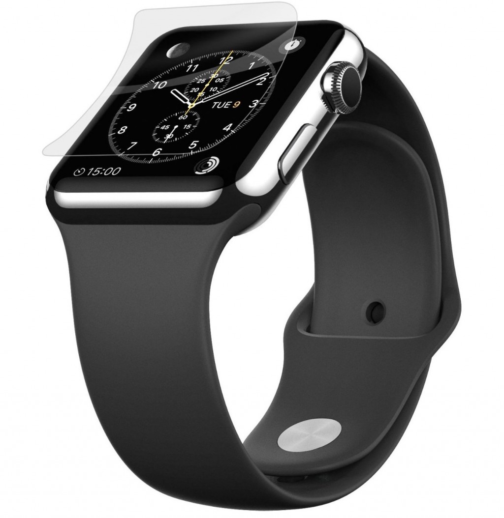 Ochranná fólie Clear na displej pro Apple Watch Series 3/2/1 (38mm) Ochranná fólie Clear na displej pro Apple Watch Series 3/2/1 (38mm)
