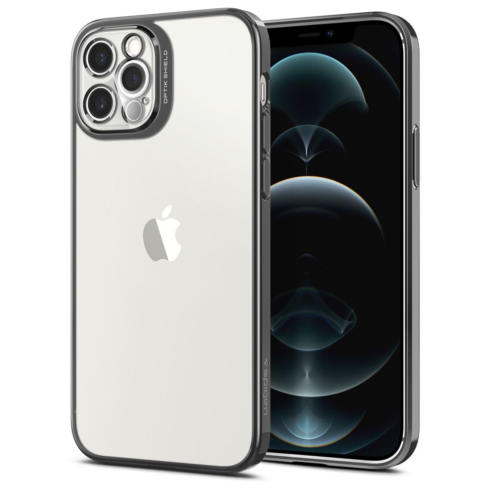 Spigen Optik Crystal Bike iPhone 12 Pro Chrome Gray Spigen Optik Crystal Bike iPhone 12 Pro Chrome Gray