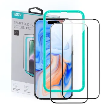 Tvrzené sklo ESR Tempered Glass 2-Pack iPhone 15