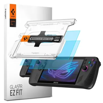 Spigen GLAStR EZ FIT 2Pack Tvrzené sklo pro ASUS ROG Ally X (čiré)