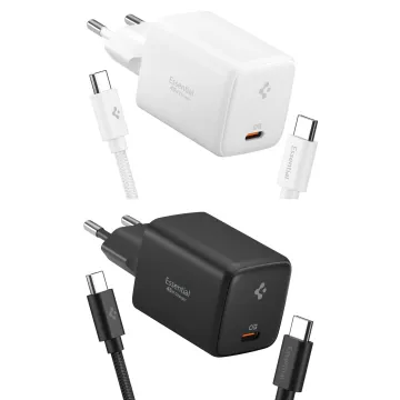 Nabíječka Spigen Essential EE451EU 1-portová USB-C 45W + kabel